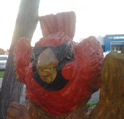 Cardinal by Kerr Chainsaw Carving